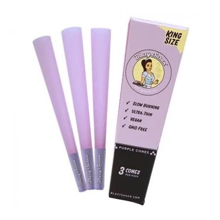 BLAZY SUSAN PURPLE CONES KING SIZE 3 PACK BLAZY SUSAN PURPLE CONES KING SIZE 3 PACK