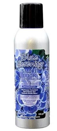 BLUE SERENITY SMOKE ODOR EXTERMINATOR &amp; AIR FRESHENER 7OZ