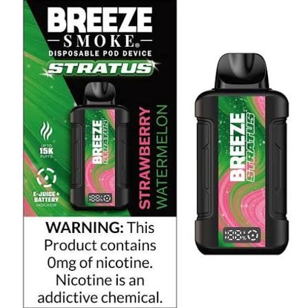 BREEZE 15K STRAWBERRY WATERMELON BREEZE 15K STRAWBERRY WATERMELON