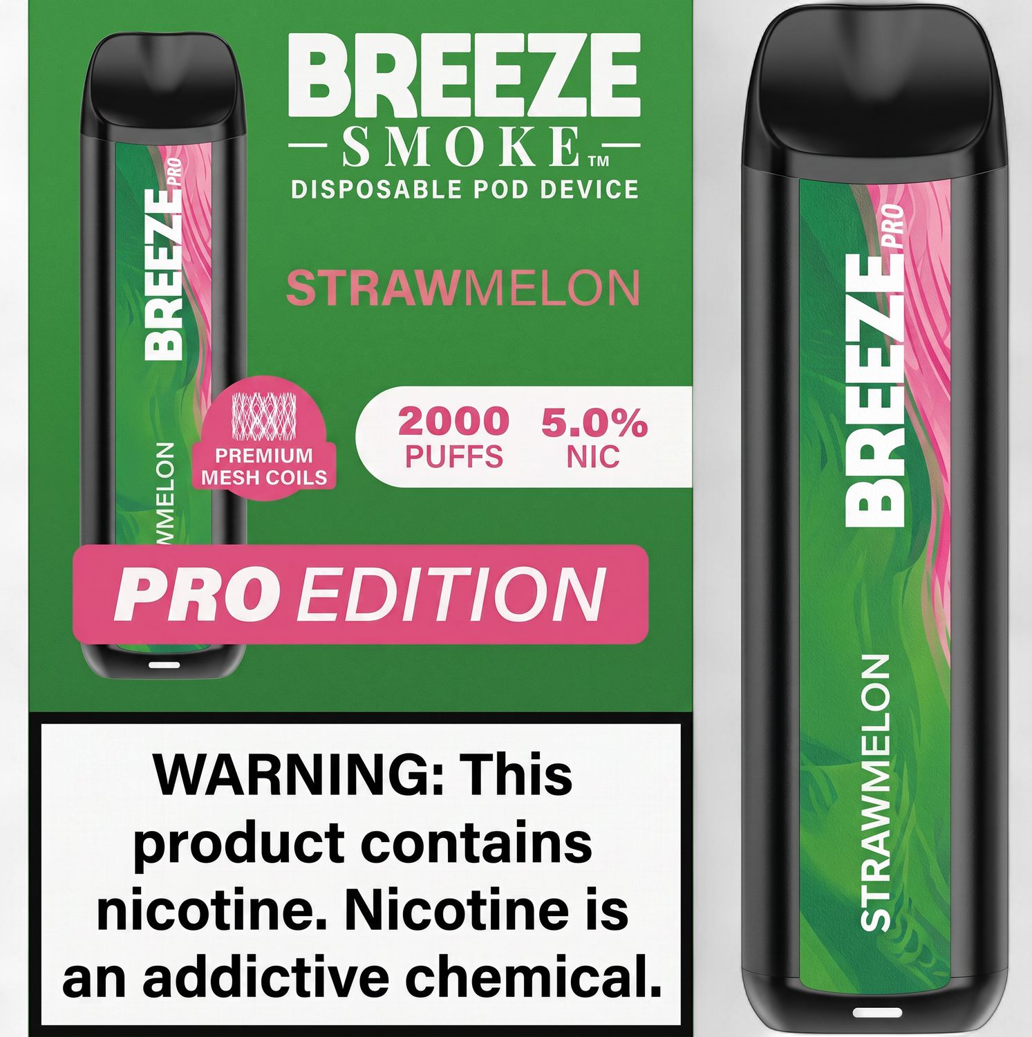 BREEZE PRO 2K STRAWMELON BREEZE PRO 2K STRAWMELON