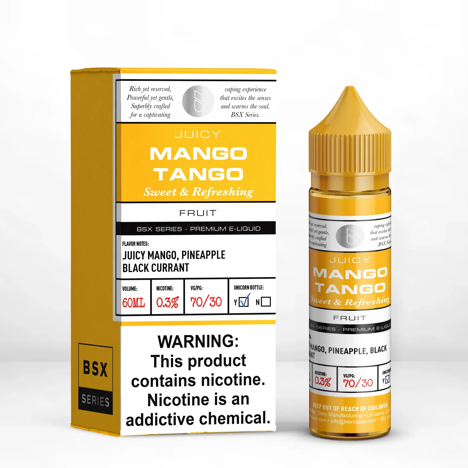 BSX SERIES 3 MG MANGO TANGO BSX SERIES 3 MG MANGO TANGO
