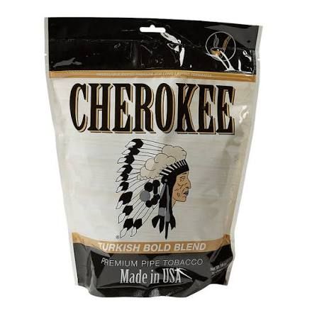 CHEROKEE PREMIUM PIPE TOBACCO 16 OZ MENTHOL GREEN CHEROKEE PREMIUM PIPE TOBACCO 16 OZ MENTHOL GREEN