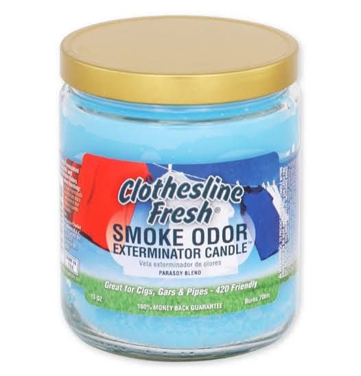 CLOTHESLINE FRESH SMOKE ODOR EXTEMINATOR CANDLE 13OZ CLOTHESLINE FRESH SMOKE ODOR EXTEMINATOR CANDLE 13OZ