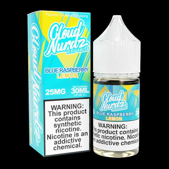 CLOUD NURDZ SALTS ICED BLUE RASPBERRY LEMON 25MG CLOUD NURDZ SALTS ICED BLUE RASPBERRY LEMON 25MG