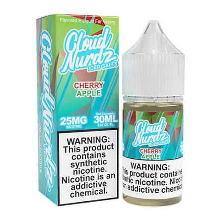 CLOUD NURDZ SALTS ICED CHERRY APPLE 25MG CLOUD NURDZ SALTS ICED CHERRY APPLE 25MG