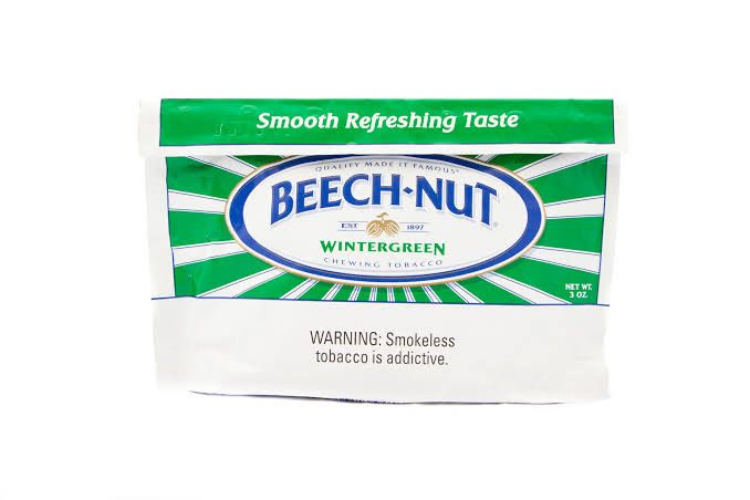 BEECH NUT CHEWING TOBACCO WINTERGREEN BEECH NUT CHEWING TOBACCO WINTERGREEN