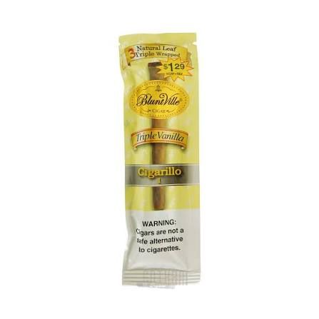 BLUNT VILLE 1CIGARILLO TRIPLE VANILLA BLUNT VILLE 1CIGARILLO TRIPLE VANILLA