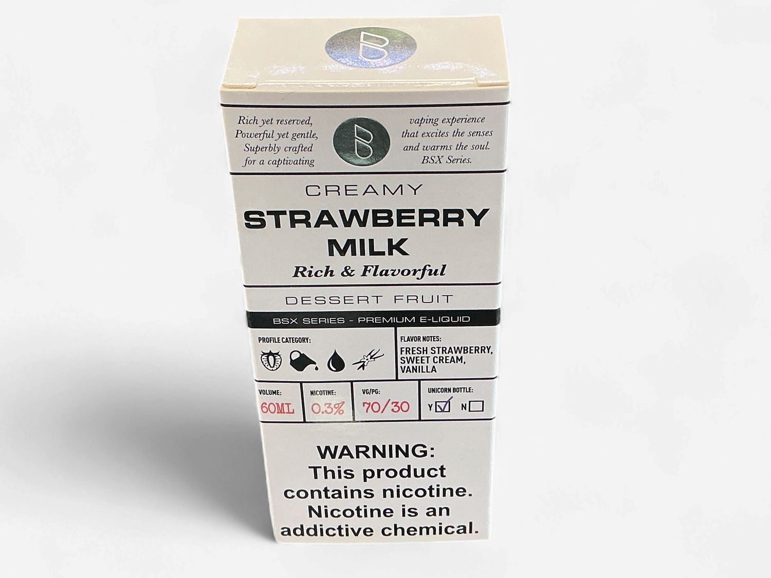 BSX CREAMY STRAWBERRY MILK 6MG BSX CREAMY STRAWBERRY MILK 6MG