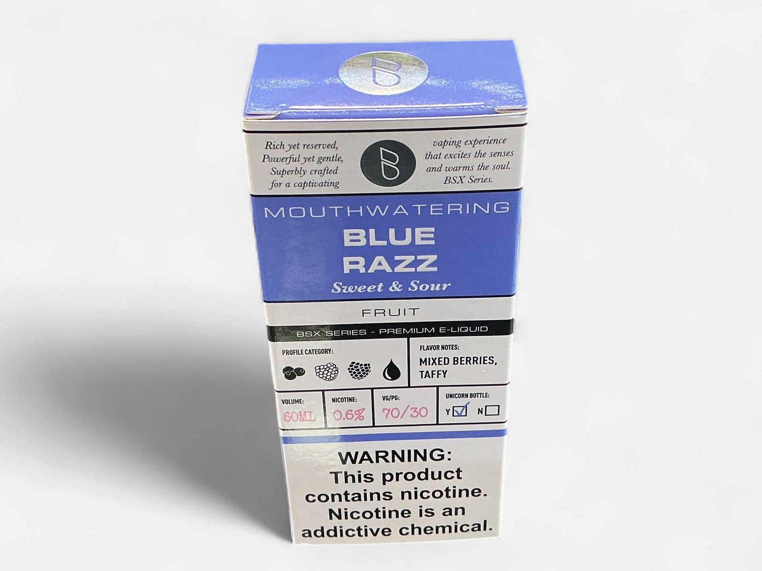 BSX SERIES BLUE RAZZ6 MG BSX SERIES BLUE RAZZ6 MG