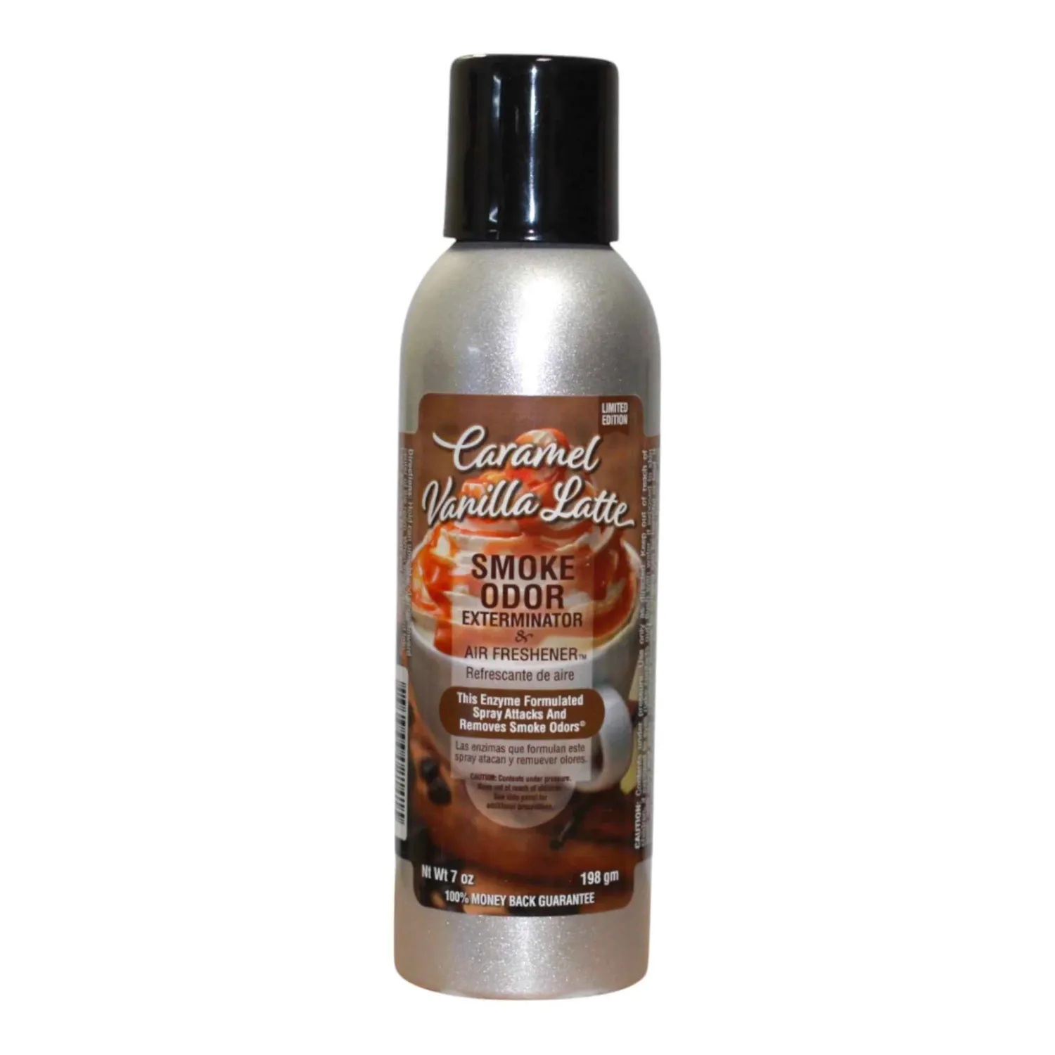 CARMEL VANILLA LATTE SMOKE ODOR EXTERMINATOR &amp; AIR FRESHENER 7OZ