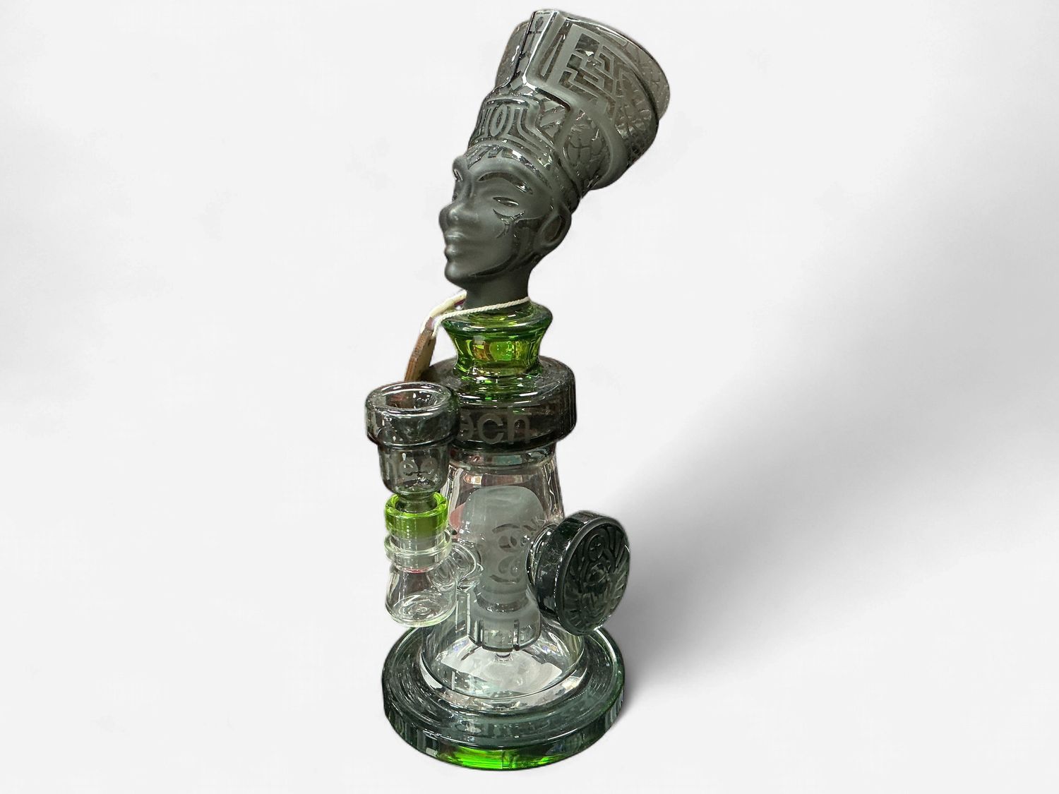 CHEECH DARK GREEN WATER PIPE CHEECH DARK GREEN WATER PIPE