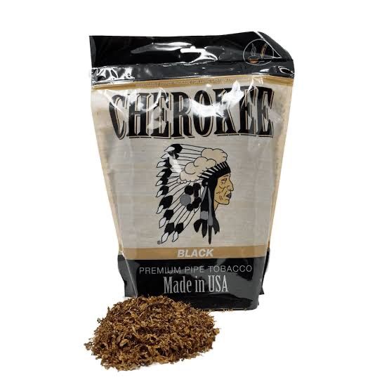 CHEROKEE PREMIUM PIP TOBACCO 8 OZ BLACK CHEROKEE PREMIUM PIP TOBACCO 8 OZ BLACK