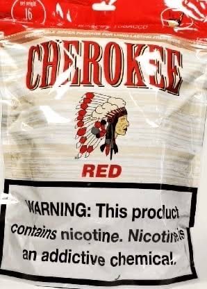CHEROKEE PREMIUM PIP TOBACCO 8 OZ RED CHEROKEE PREMIUM PIP TOBACCO 8 OZ RED