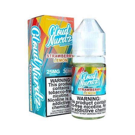 CLOUD NURDZ SALTS ICED STRAWEBERRY LEMON 25MG CLOUD NURDZ SALTS ICED STRAWEBERRY LEMON 25MG