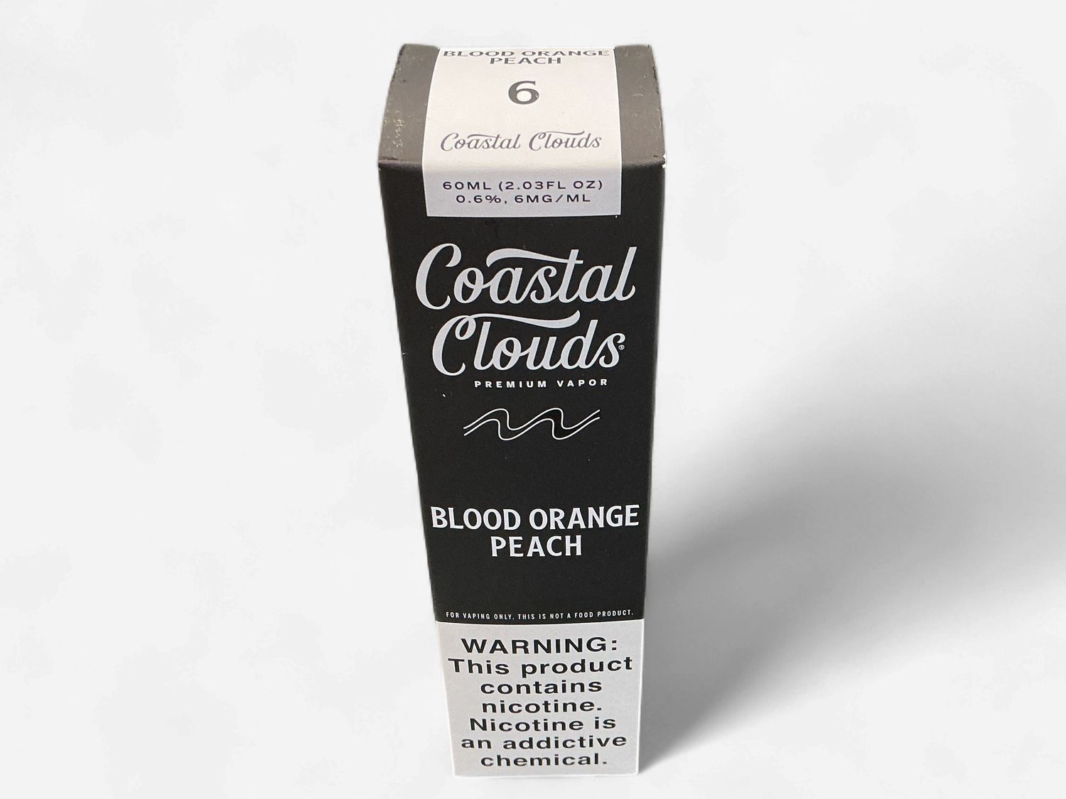 COASTAL CLOUDS 6 MG BLOOD ORANGE PEACH COASTAL CLOUDS 6 MG BLOOD ORANGE PEACH