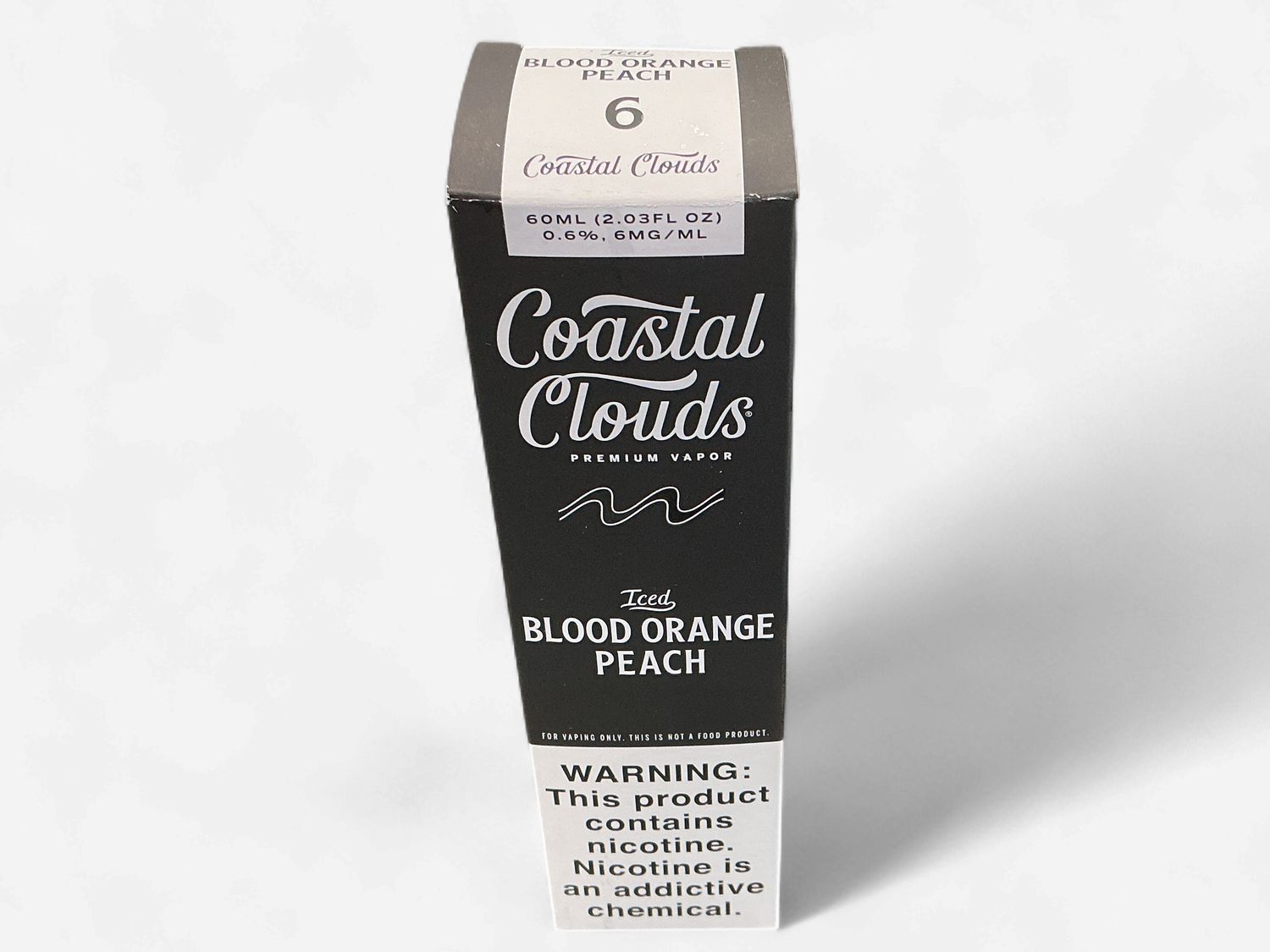 COASTAL CLOUDS 6 MG ICED BLOOD ORANGE PEACH COASTAL CLOUDS 6 MG ICED BLOOD ORANGE PEACH