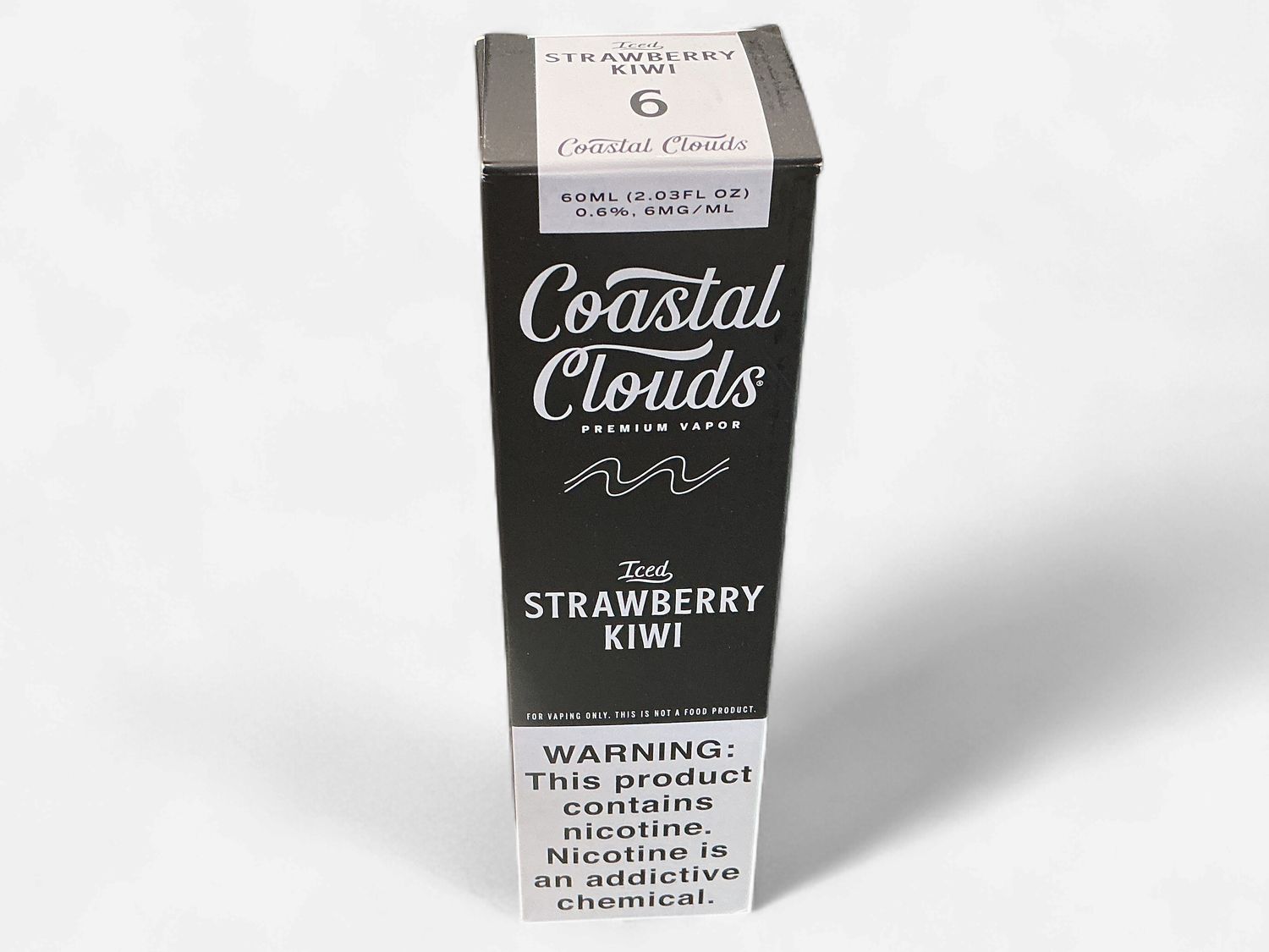 COASTAL CLOUDS 6 MG ICED STRAWBERRY KIWI COASTAL CLOUDS 6 MG ICED STRAWBERRY KIWI