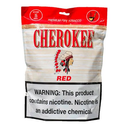 CHEROKEE PREMIUM PIPE TOBACCO 16 OZ RED CHEROKEE PREMIUM PIPE TOBACCO 16 OZ RED