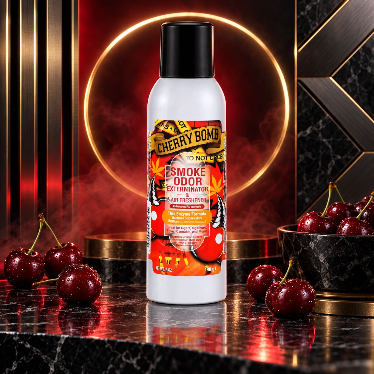 CHERRY BOMB SMOKE ODOR EXTERMINATOR &amp; AIR FRESHENER 7OZ