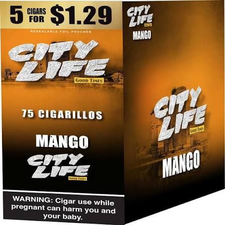 CITY LIFE GOOD TIME 5/1.39 CIGARILLO MANGO