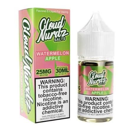 CLOUD NURDZ SALTS WATRERMELON APPLE 25MG CLOUD NURDZ SALTS WATRERMELON APPLE 25MG