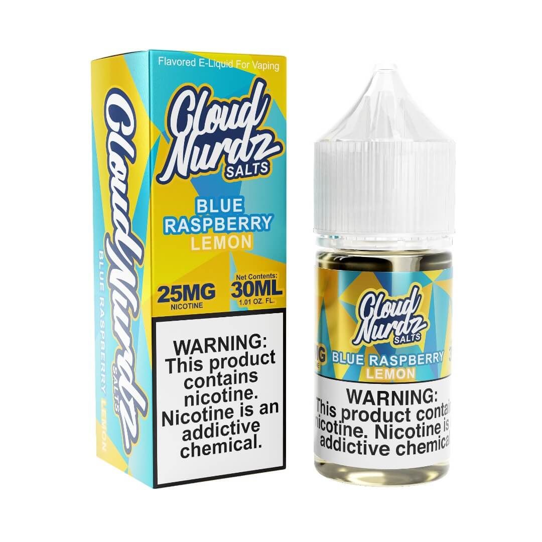 CLOUD NURDZ SALTS BLUE RASPBERRY LEMON 25MG CLOUD NURDZ SALTS BLUE RASPBERRY LEMON 25MG