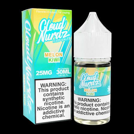 CLOUD NURDZ SALTS ICED MELON KIWI 25MG CLOUD NURDZ SALTS ICED MELON KIWI 25MG