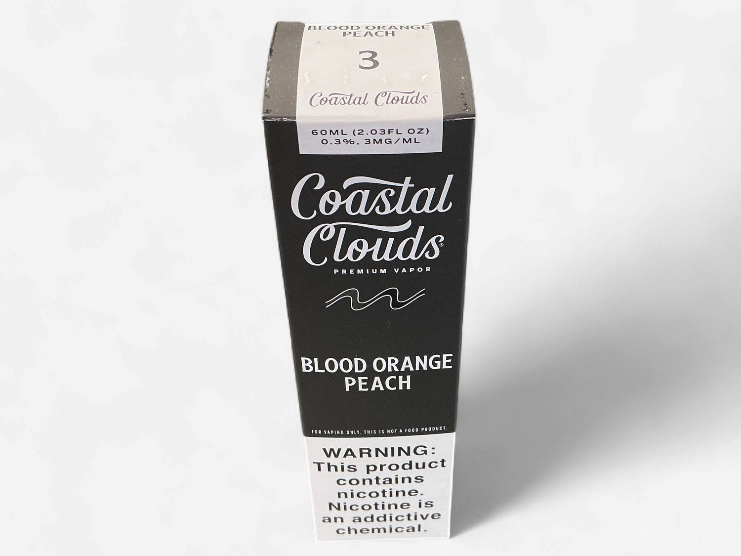 COASTAL CLOUDS 3 MG BLOOD ORANGE PEACH COASTAL CLOUDS 3 MG BLOOD ORANGE PEACH