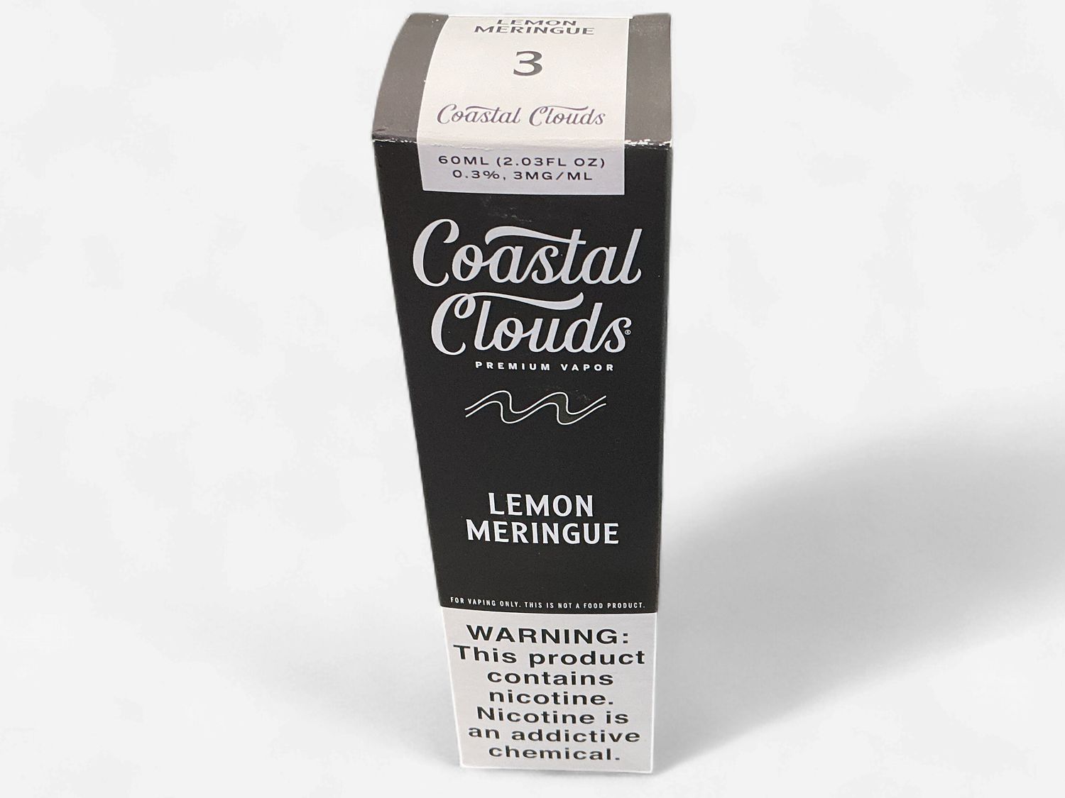 COASTAL CLOUDS 3 MG LEMON MERINGUE COASTAL CLOUDS 3 MG LEMON MERINGUE