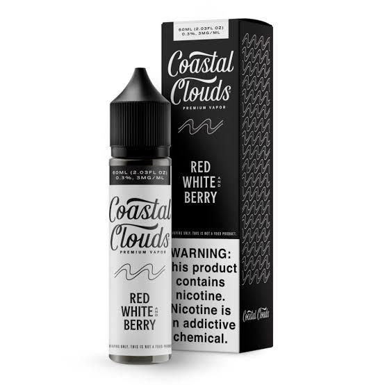 COASTAL CLOUDS 3 MG RED WHITE AND BERRY COASTAL CLOUDS 3 MG RED WHITE AND BERRY