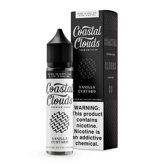 COASTAL CLOUDS 3 MG VANILLA CUSTARD COASTAL CLOUDS 3 MG VANILLA CUSTARD