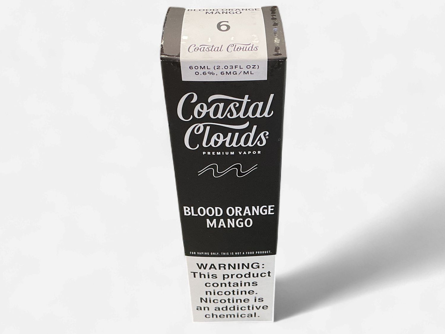 COASTAL CLOUDS 6 MG BLOOD ORANGE MANGO COASTAL CLOUDS 6 MG BLOOD ORANGE MANGO