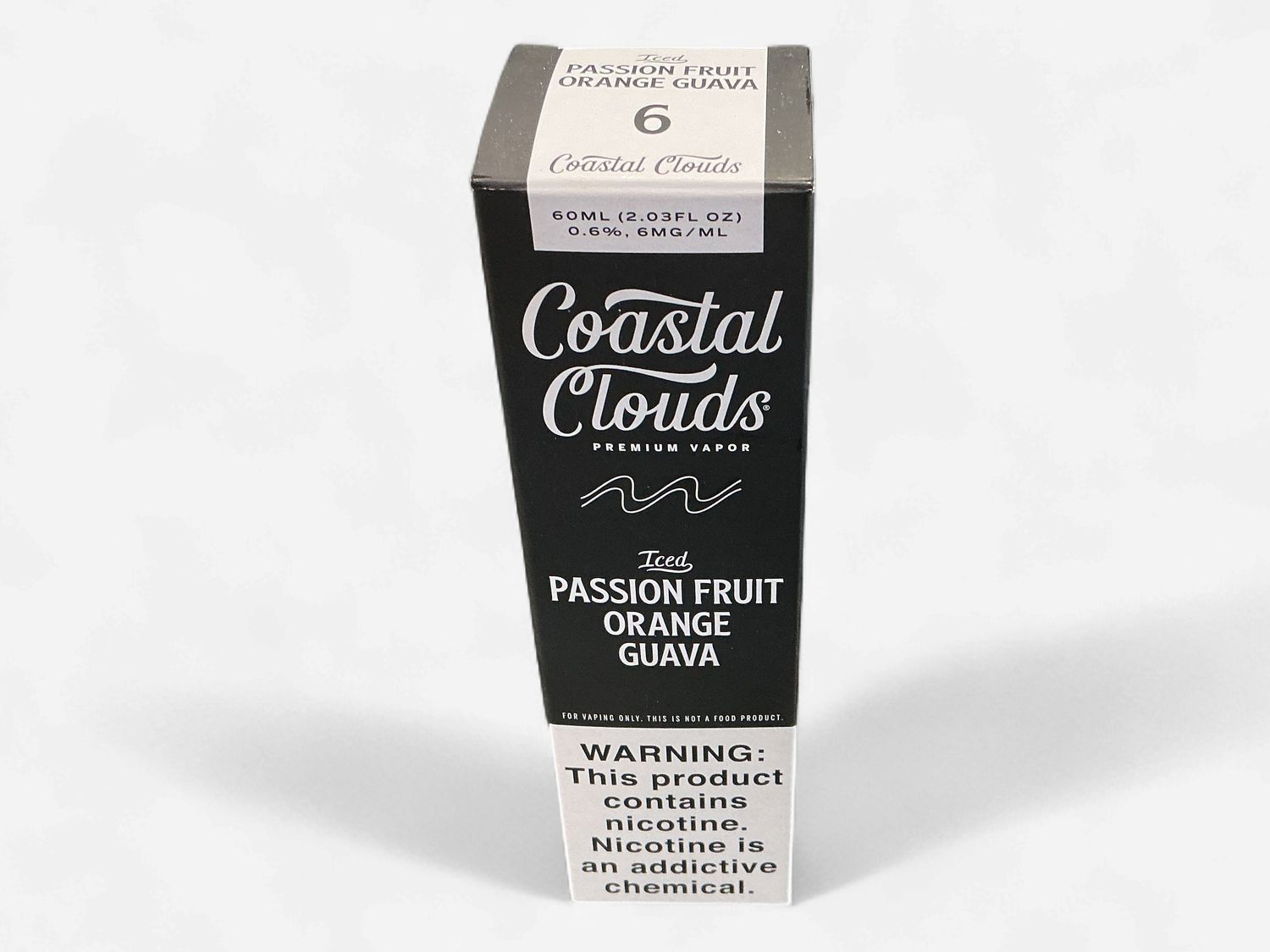 COASTAL CLOUDS 6 MG ICED PASSION FRUIT ORANGE GUAVA COASTAL CLOUDS 6 MG ICED PASSION FRUIT ORANGE GUAVA