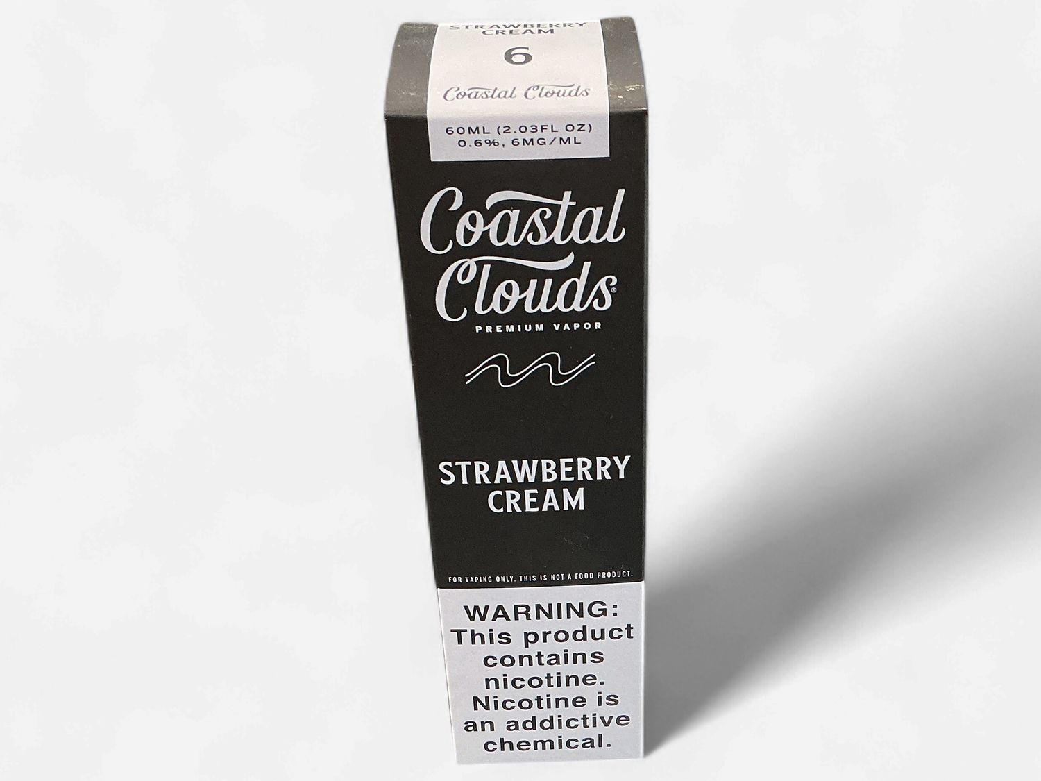 COASTAL CLOUDS 6 MG STRAWBERRY CREAM COASTAL CLOUDS 6 MG STRAWBERRY CREAM
