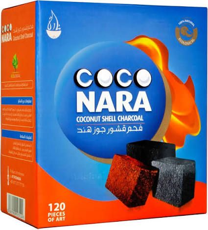 COCO NARA COCONUT SHELL CHARCOAL 120 PIECES COCO NARA COCONUT SHELL CHARCOAL 120 PIECES