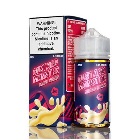 CUSTARD MONSTER MIXED BERRY 3 MG CUSTARD MONSTER MIXED BERRY 3 MG