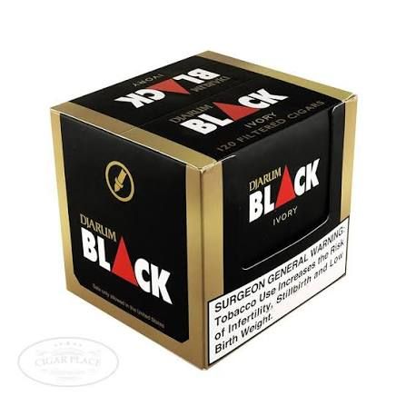 DJARUM 12 FLITERED CIGARS BLACK IVORY DJARUM 12 FLITERED CIGARS BLACK IVORY