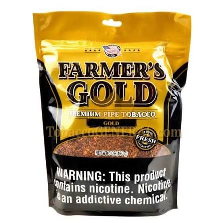 FARMERS GOLD PREMIUM PIPE TOBACCO NATURAL 6 OZ FARMERS GOLD PREMIUM PIPE TOBACCO NATURAL 6 OZ
