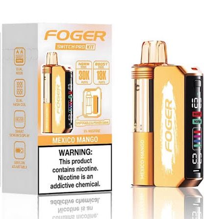 FOGER SWITCH PRO KIT 30K PUFFS MEXICO MANGO FOGER SWITCH PRO KIT 30K PUFFS MEXICO MANGO
