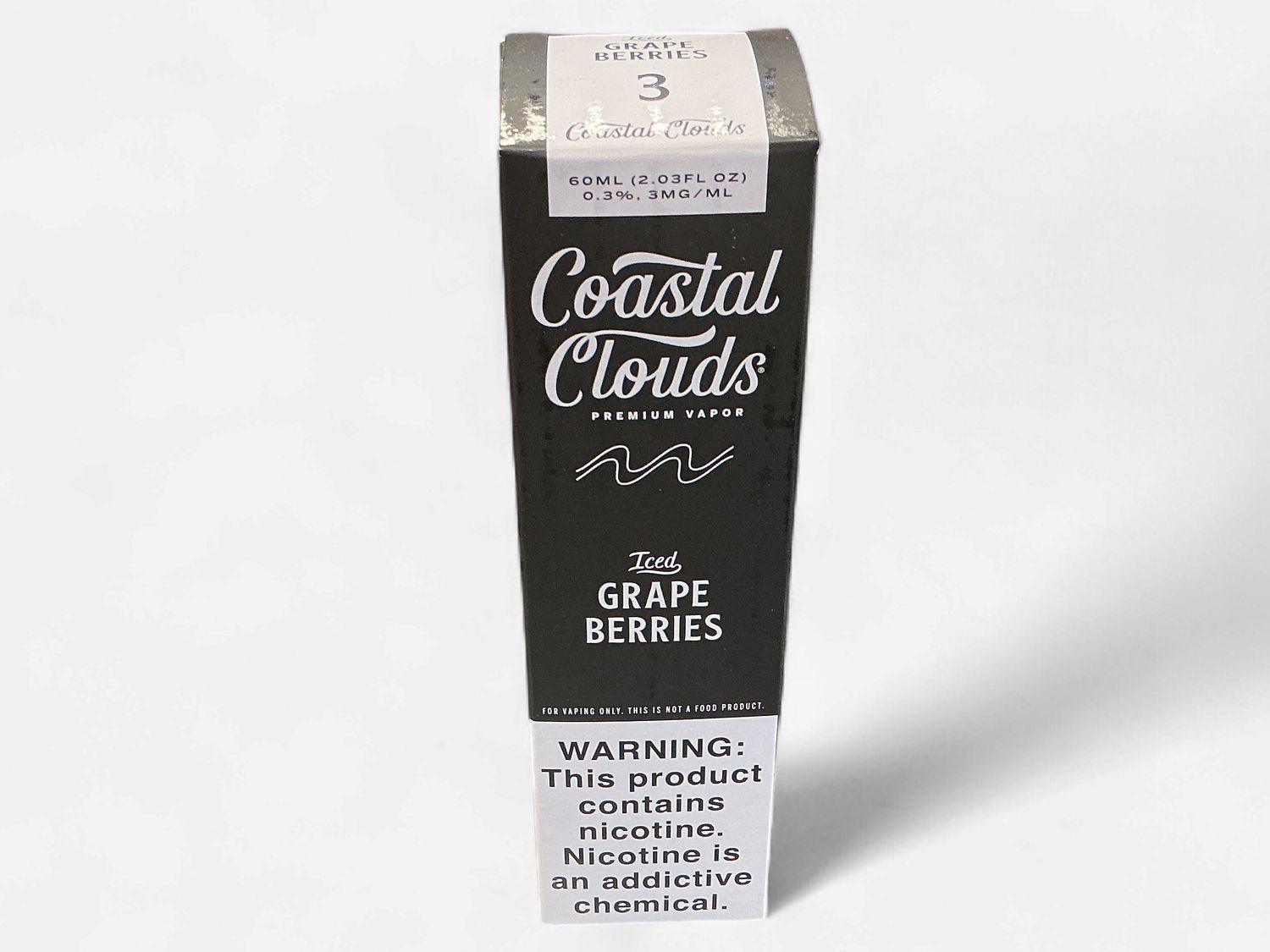 COASTAL CLOUDS 3 MG ICED GRAPE BERRIES COASTAL CLOUDS 3 MG ICED GRAPE BERRIES
