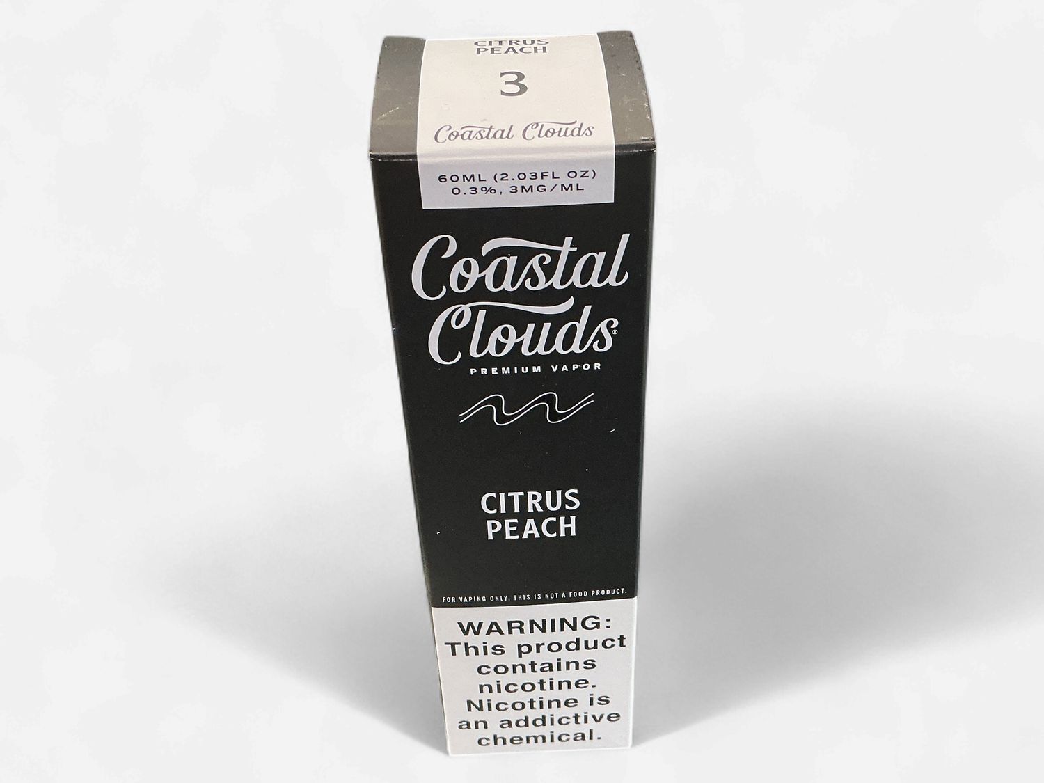 COASTAL CLOUDS 3 MG CITRUS PEACH COASTAL CLOUDS 3 MG CITRUS PEACH