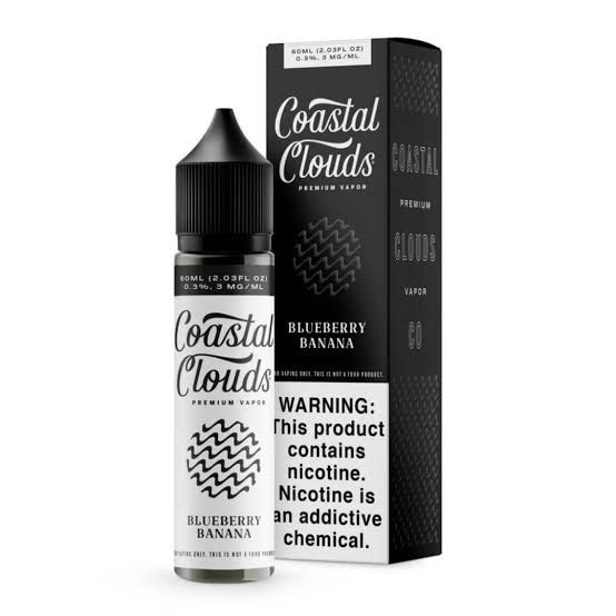COASTAL CLOUDS 6 MG BLUEBERRY BANANA COASTAL CLOUDS 6 MG BLUEBERRY BANANA
