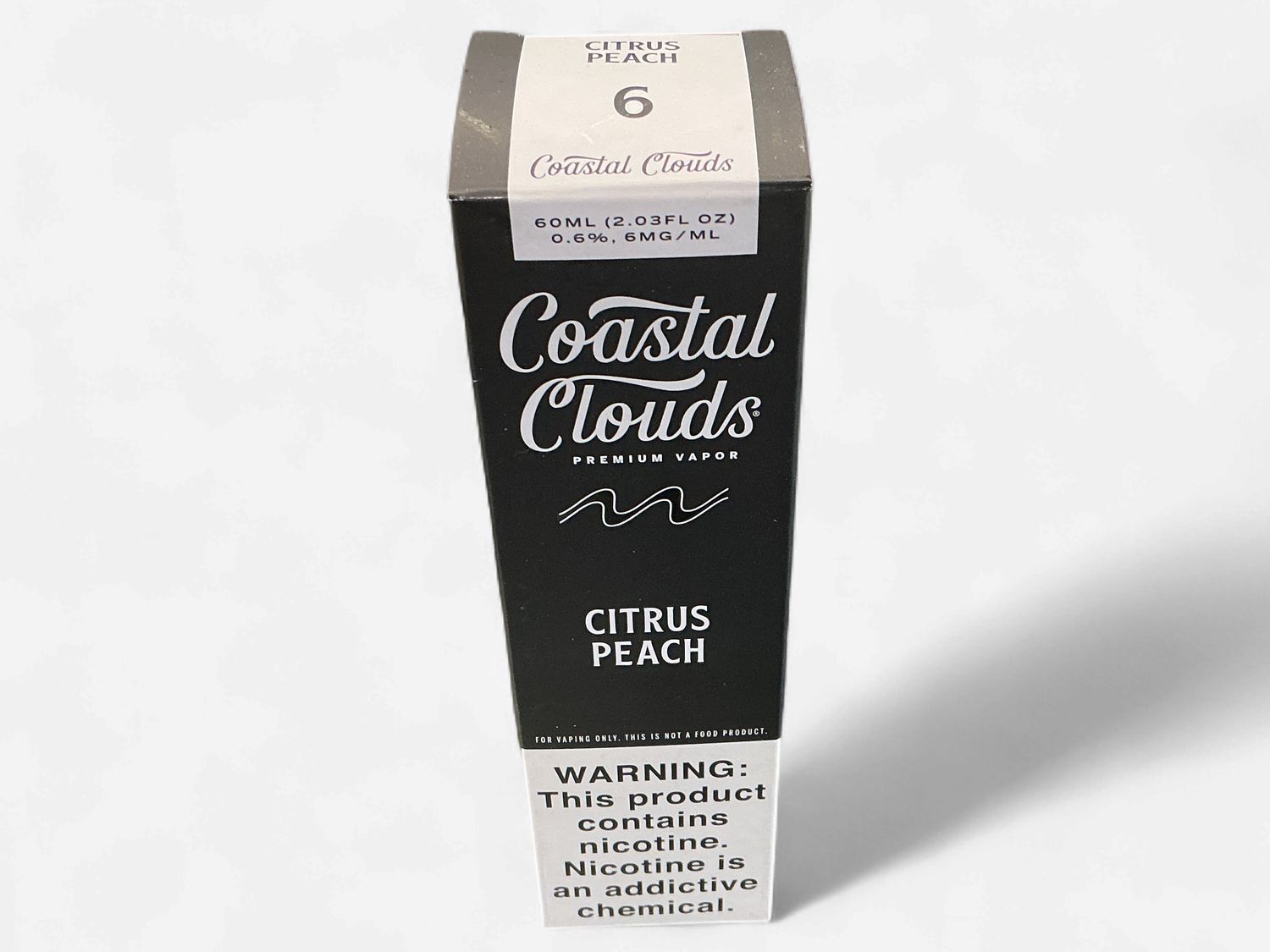 COASTAL CLOUDS 6 MG CITRUS PEACH COASTAL CLOUDS 6 MG CITRUS PEACH