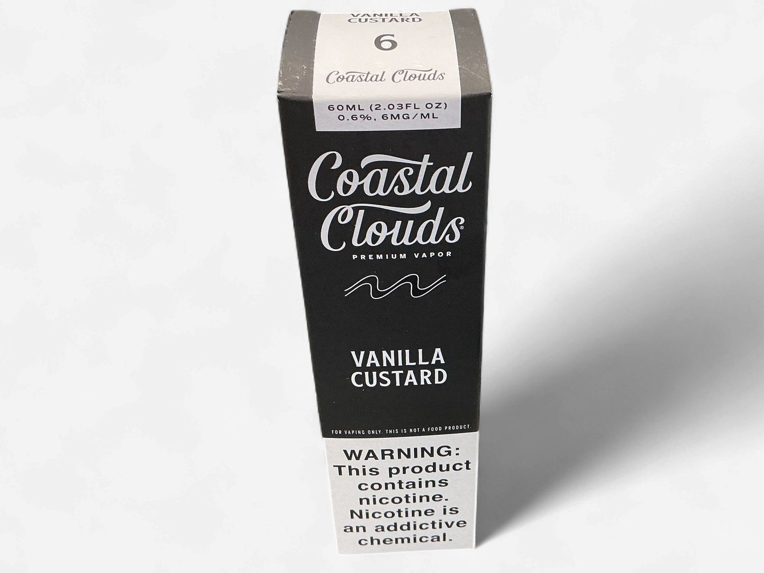 COASTAL CLOUDS 6 MG VANILLA CUSTARD