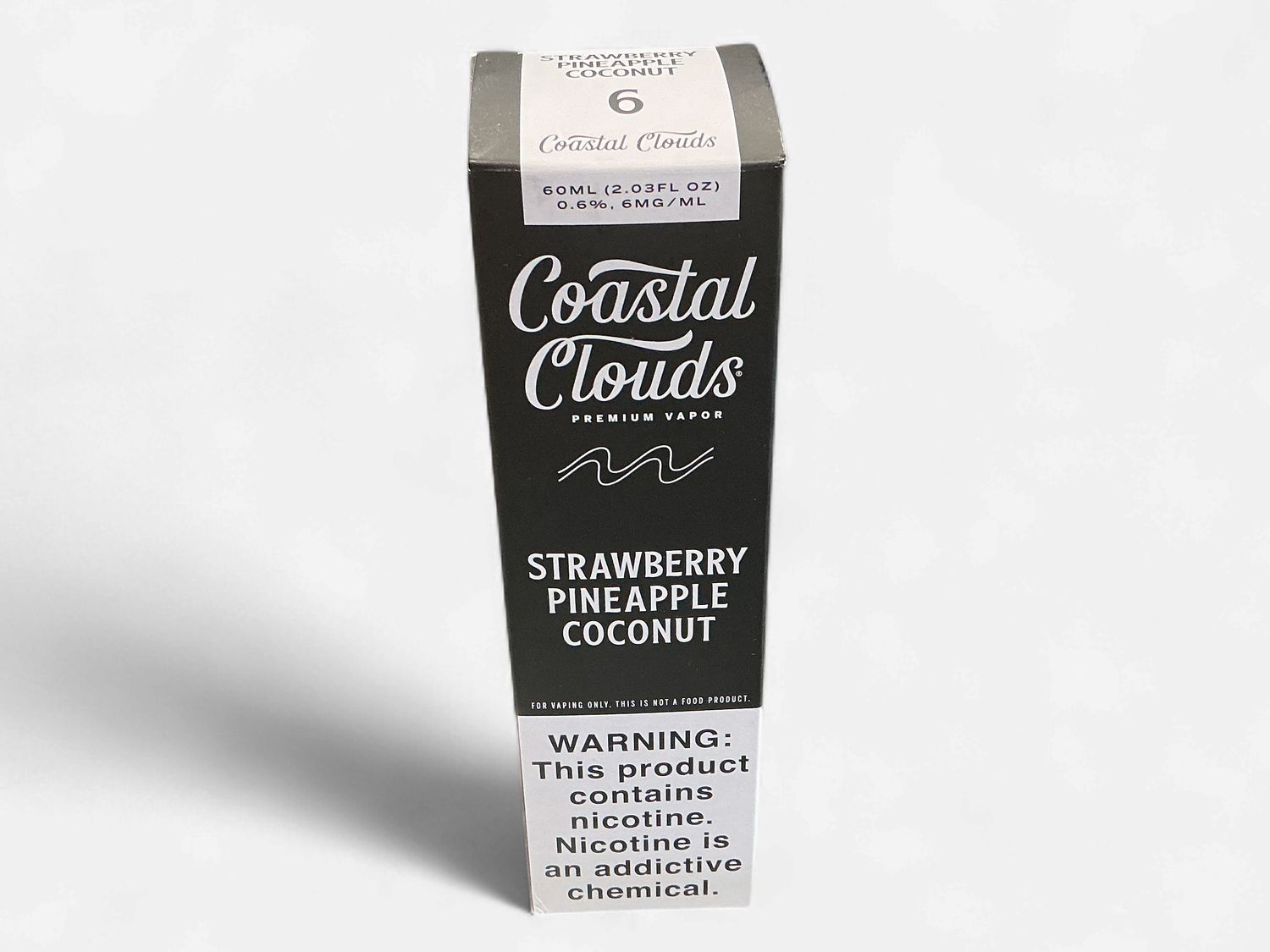 COASTAL CLOUDS 6 MG STRAWBERRY PINEAPPLE COCONUT COASTAL CLOUDS 6 MG STRAWBERRY PINEAPPLE COCONUT