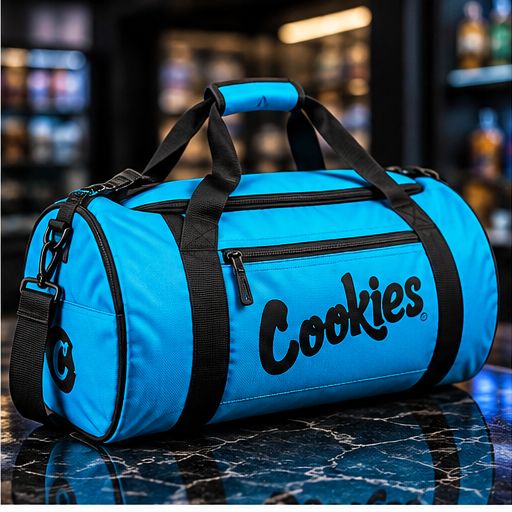 COOKIES BLUE DUFFEL BAG