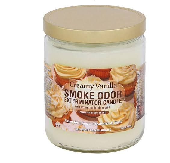 CREAMY VANILLA SMOKE ODOR EXTEMINATOR CANDLE 13OZ CREAMY VANILLA SMOKE ODOR EXTEMINATOR CANDLE 13OZ