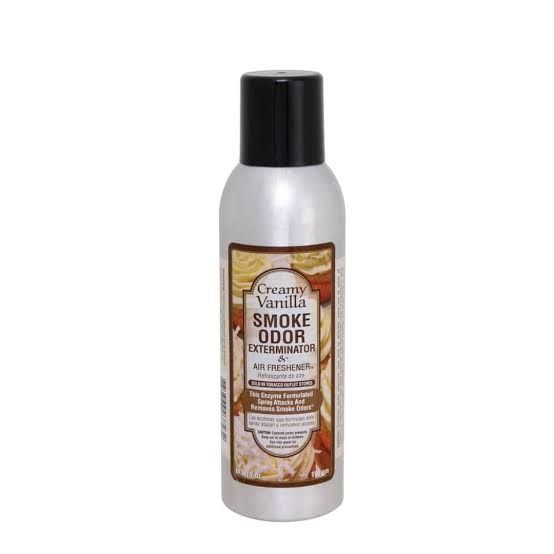 CREAMY VANILLA SMOKE ODOR EXTERMINATOR &amp; AIR FRESHENER 7OZ