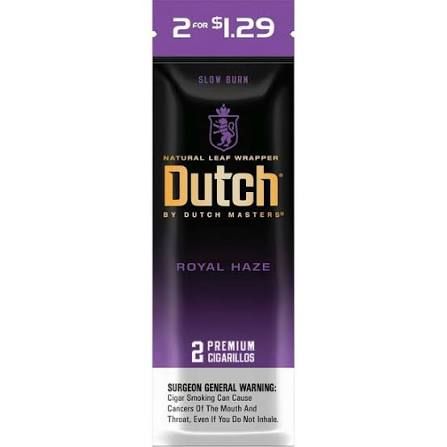 DUTCH 2 FOR 1.29 ROYAL HAZE DUTCH 2 FOR 1.29 ROYAL HAZE