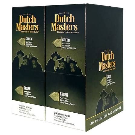 DUTCH MASTER 3 PREMIUM CIGARILLOS GREEN DUTCH MASTER 3 PREMIUM CIGARILLOS GREEN